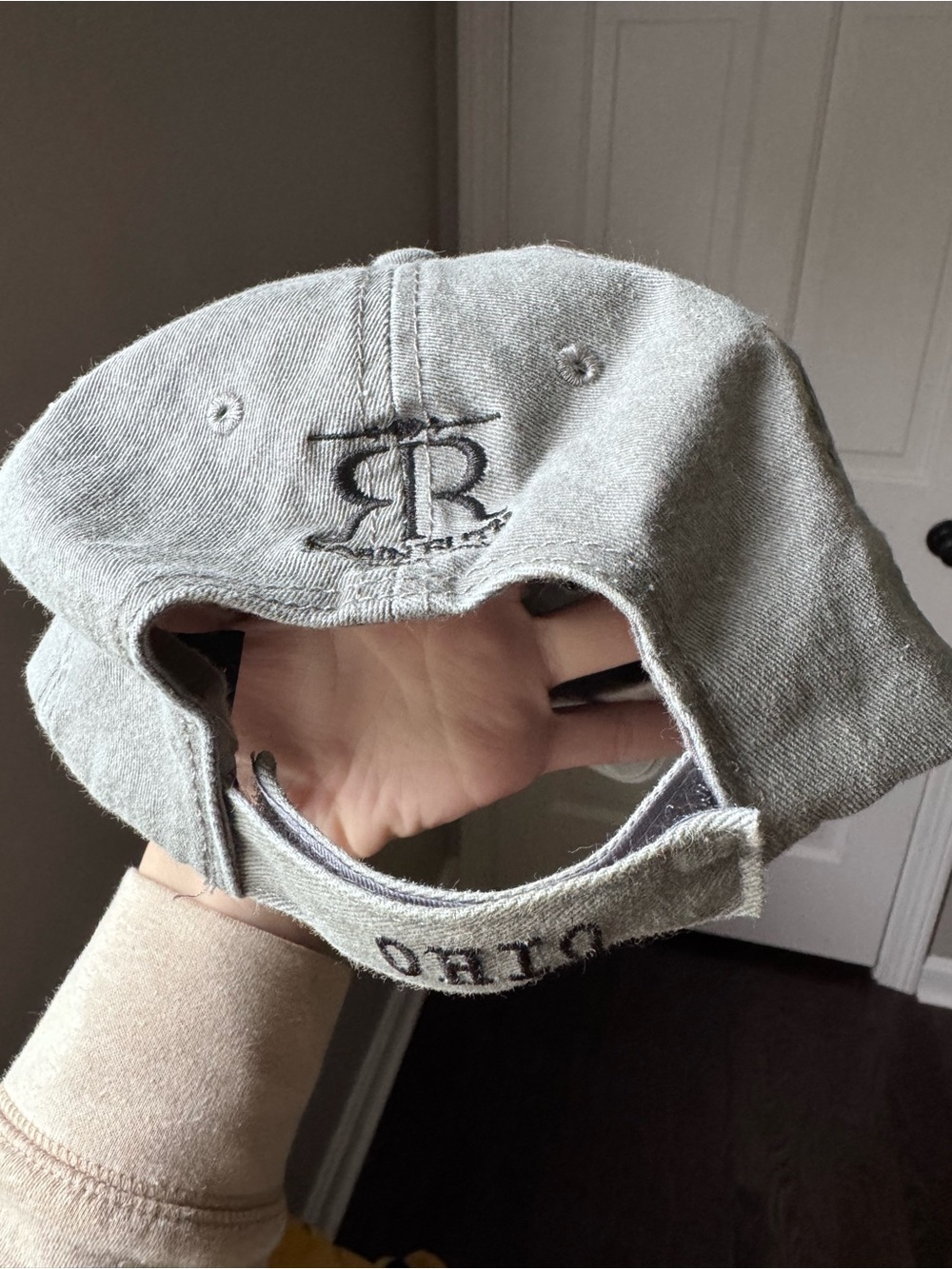 Robin Ruth Gray Washed Baseball Cap - Picture 2 of 3